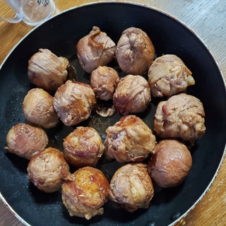 牛肉で、肉巻きおにぎり